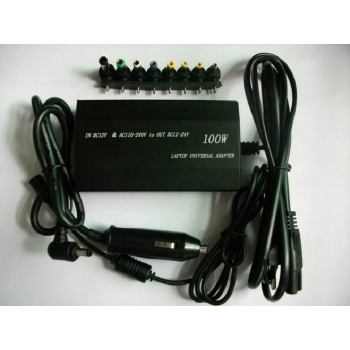 Universal Laptop/Notebook AC/DC Power Adapter-100W W/H LED 4IN1